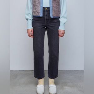 louis high slim jeans in stil black